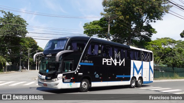 Empresa de Ônibus Nossa Senhora da Penha 58007 na cidade de São Paulo, São Paulo, Brasil, por Francisco Ivano. Número da foto: #13247228.