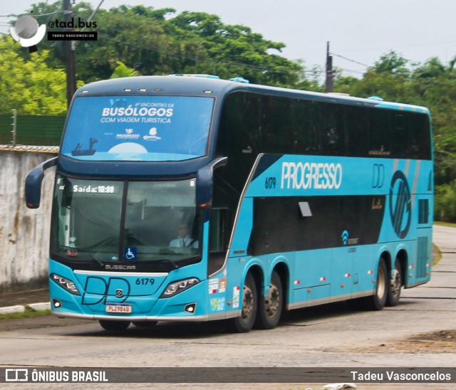 Auto Viação Progresso 6179 na cidade de Recife, Pernambuco, Brasil, por Tadeu Vasconcelos. Número da foto: #13247120.