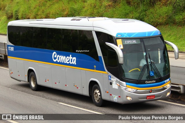 Viação Cometa 17201 na cidade de Piraí, Rio de Janeiro, Brasil, por Paulo Henrique Pereira Borges. Número da foto: #13246338.
