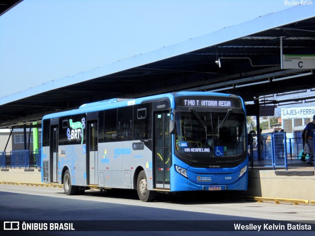 BRT Sorocaba Concessionária de Serviços Públicos SPE S/A 3409 na cidade de Sorocaba, São Paulo, Brasil, por Weslley Kelvin Batista. Número da foto: #13244536.