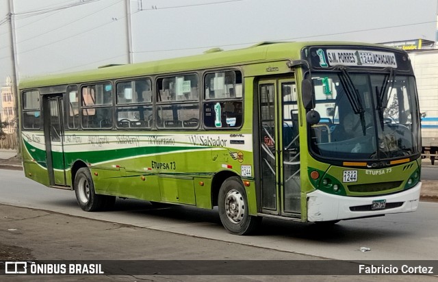 ETUPSA 292 na cidade de Villa El Salvador, Lima, Lima Metropolitana, Peru, por Fabricio Cortez. Número da foto: #13245086.