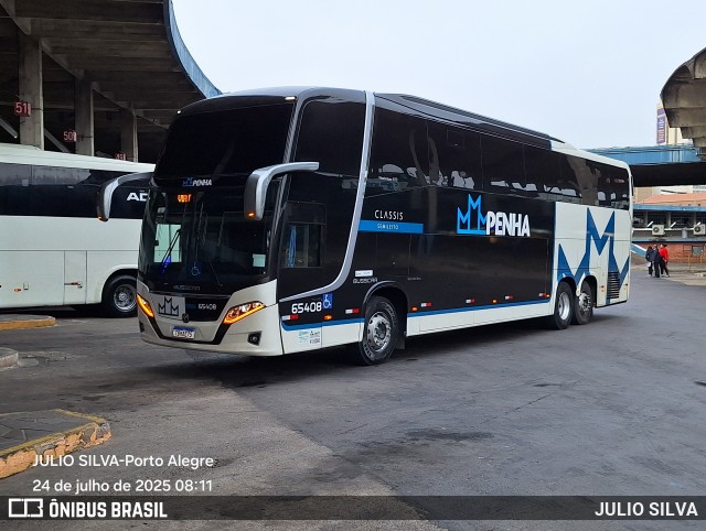 Empresa de Ônibus Nossa Senhora da Penha 65408 na cidade de Porto Alegre, Rio Grande do Sul, Brasil, por JULIO SILVA. Número da foto: #13244495.