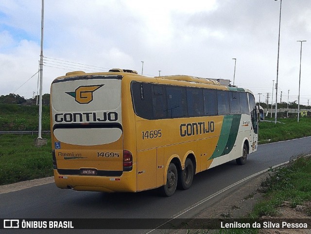 Empresa Gontijo de Transportes 14695 na cidade de Caruaru, Pernambuco, Brasil, por Lenilson da Silva Pessoa. Número da foto: #13246366.