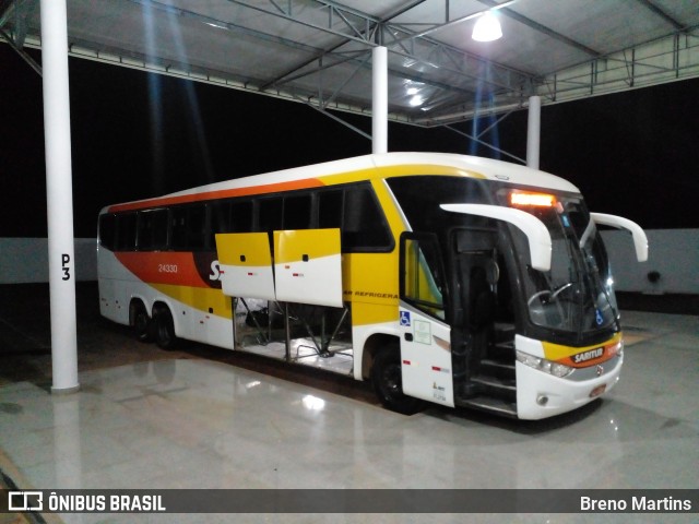 Saritur - Santa Rita Transporte Urbano e Rodoviário 24330 na cidade de Capelinha, Minas Gerais, Brasil, por Breno Martins. Número da foto: #13244637.