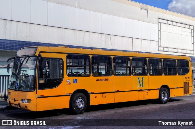 Araucária Transportes Coletivos 19811 na cidade de Araucária, Paraná, Brasil, por Thomas Kynast. Número da foto: #13244116.