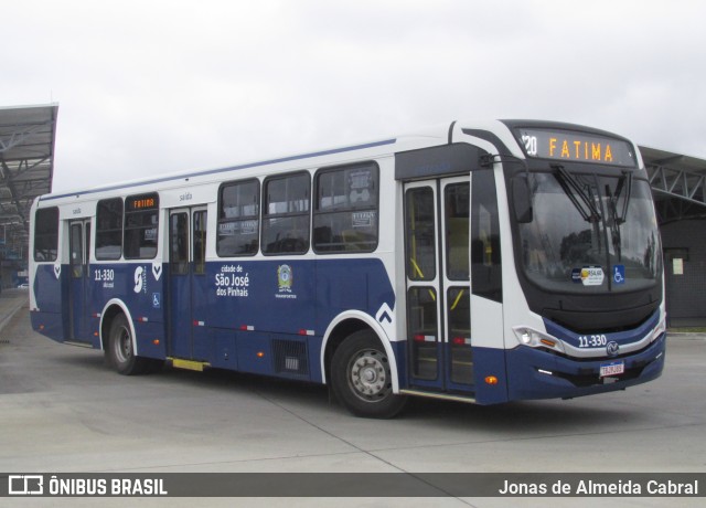 Auto Viação São José dos Pinhais 11-330 na cidade de São José dos Pinhais, Paraná, Brasil, por Jonas de Almeida Cabral. Número da foto: #13245984.