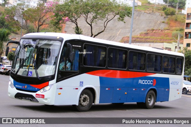 Viação Riodoce 41051 na cidade de Caratinga, Minas Gerais, Brasil, por Paulo Henrique Pereira Borges. Número da foto: #13246126.