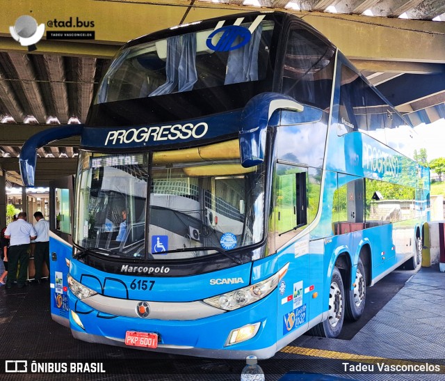 Auto Viação Progresso 6157 na cidade de Natal, Rio Grande do Norte, Brasil, por Tadeu Vasconcelos. Número da foto: #13247116.
