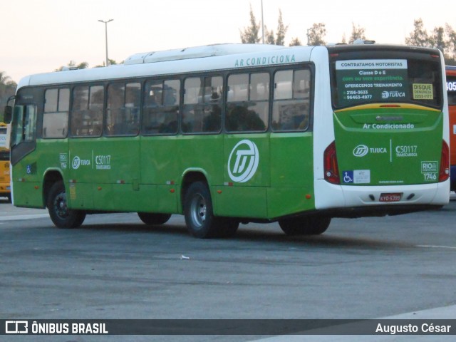 Tijuquinha - Auto Viação Tijuca C50117 na cidade de Rio de Janeiro, Rio de Janeiro, Brasil, por Augusto César. Número da foto: #13245897.