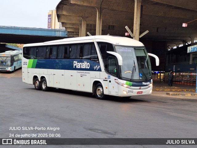 Planalto Transportes 2512 na cidade de Porto Alegre, Rio Grande do Sul, Brasil, por JULIO SILVA. Número da foto: #13244485.