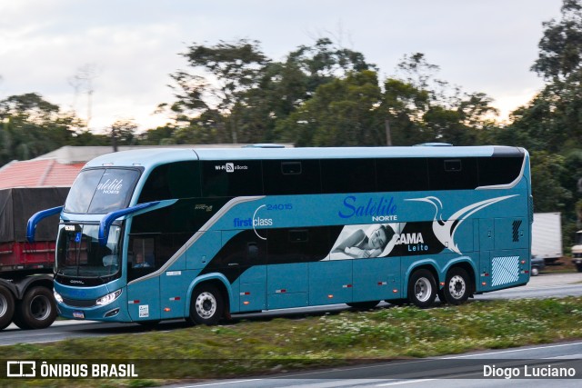 Expresso Satélite Norte 24015 na cidade de Garuva, Santa Catarina, Brasil, por Diogo Luciano. Número da foto: #13247230.