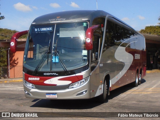 Viação Serro 45724 na cidade de Três Corações, Minas Gerais, Brasil, por Fábio Mateus Tibúrcio. Número da foto: #13244052.