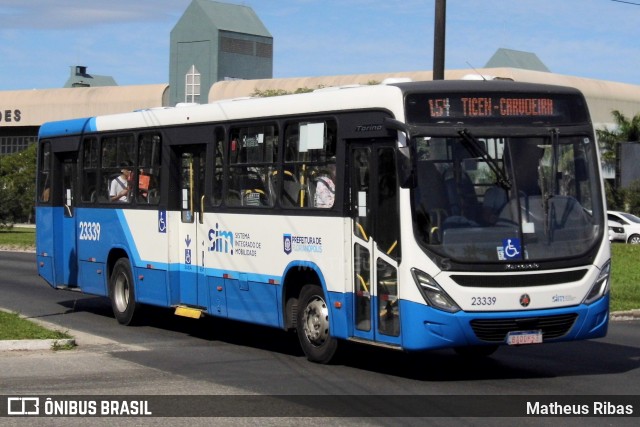 Emflotur - Empresa Florianópolis de Transportes Coletivos 23339 na cidade de Florianópolis, Santa Catarina, Brasil, por Matheus Ribas. Número da foto: #13246836.