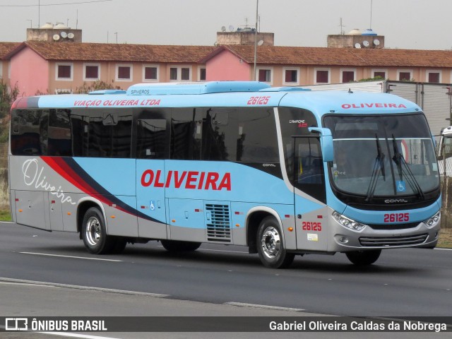 Viação Oliveira 26125 na cidade de Campinas, São Paulo, Brasil, por Gabriel Oliveira Caldas da Nobrega. Número da foto: #13245537.