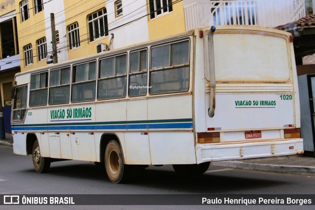 Viação Só Irmãos 1020 na cidade de Caratinga, Minas Gerais, Brasil, por Paulo Henrique Pereira Borges. Número da foto: #13246209.