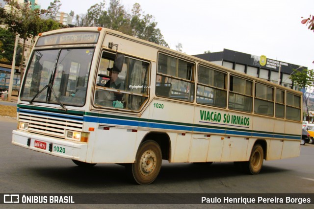 Viação Só Irmãos 1020 na cidade de Caratinga, Minas Gerais, Brasil, por Paulo Henrique Pereira Borges. Número da foto: #13246189.