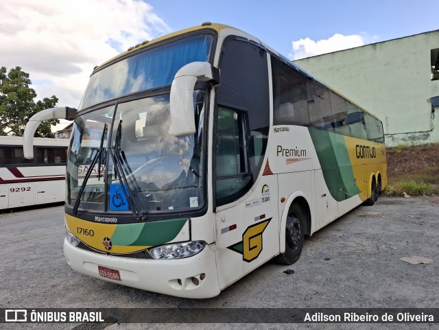 Empresa Gontijo de Transportes 17160 na cidade de São Lourenço, Minas Gerais, Brasil, por Adilson Ribeiro de Oliveira. Número da foto: #13246890.