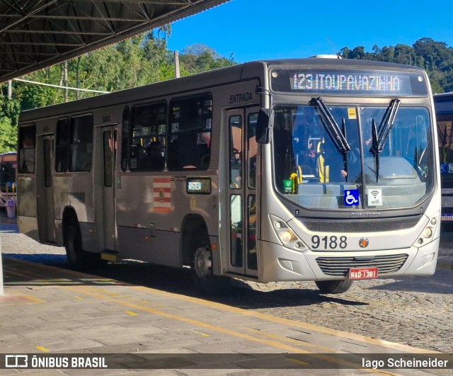 BluMob - Concessionária de Transporte Urbano de Blumenau 9188 na cidade de Blumenau, Santa Catarina, Brasil, por Iago Scheineider. Número da foto: #13246662.