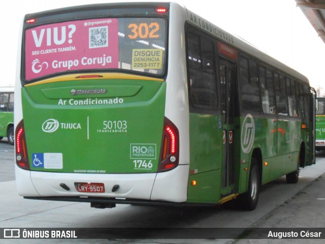 Tijuquinha - Auto Viação Tijuca C50103 na cidade de Rio de Janeiro, Rio de Janeiro, Brasil, por Augusto César. Número da foto: #13245884.