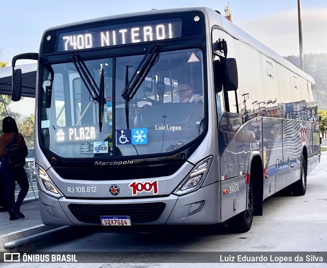 Auto Viação 1001 RJ 108.812 na cidade de Niterói, Rio de Janeiro, Brasil, por Luiz Eduardo Lopes da Silva. Número da foto: #13244117.