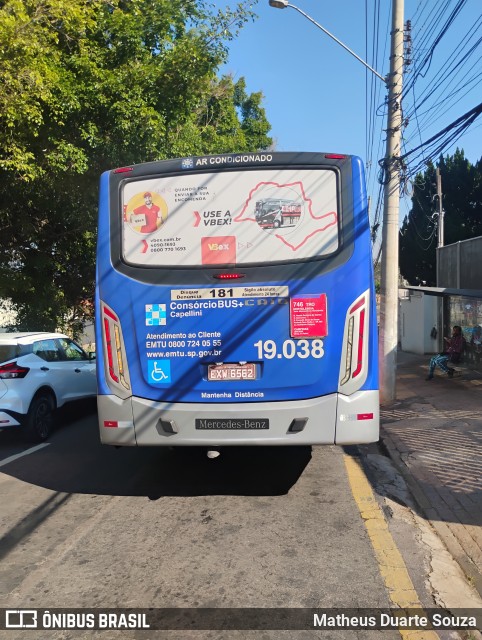 Transportes Capellini 19.038 na cidade de Campinas, São Paulo, Brasil, por Matheus Duarte Souza. Número da foto: #13244069.