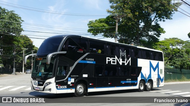 Empresa de Ônibus Nossa Senhora da Penha 63005 na cidade de São Paulo, São Paulo, Brasil, por Francisco Ivano. Número da foto: #13247223.