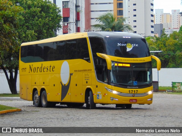 Viação Nordeste 1717 na cidade de Fortaleza, Ceará, Brasil, por Nemezio Lemos Neto. Número da foto: #13246230.