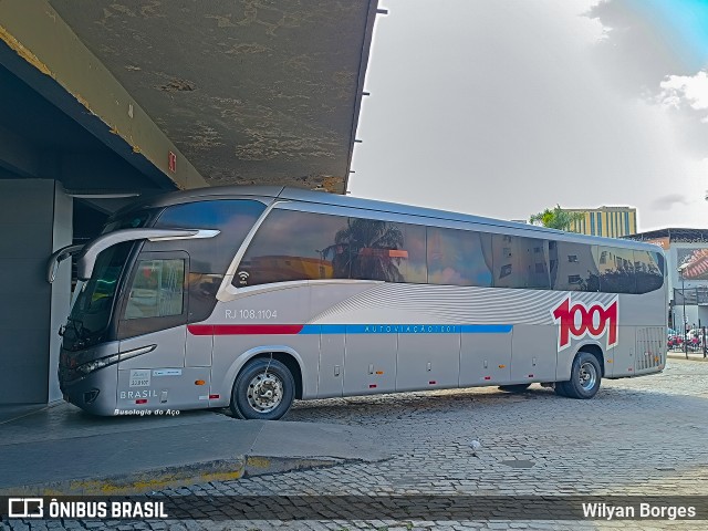 Auto Viação 1001 RJ 108.1104 na cidade de Governador Valadares, Minas Gerais, Brasil, por Wilyan Borges . Número da foto: #13244426.