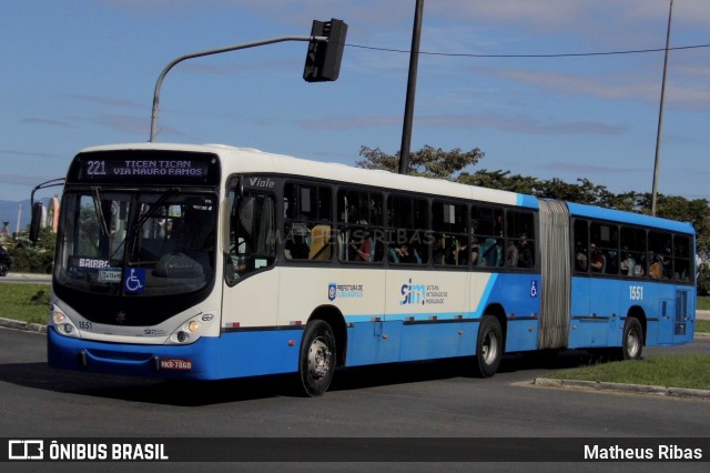 Canasvieiras Transportes 1551 na cidade de Florianópolis, Santa Catarina, Brasil, por Matheus Ribas. Número da foto: #13246807.
