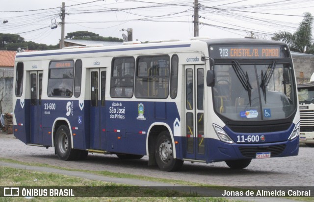 Auto Viação São José dos Pinhais 11-600 na cidade de São José dos Pinhais, Paraná, Brasil, por Jonas de Almeida Cabral. Número da foto: #13246015.