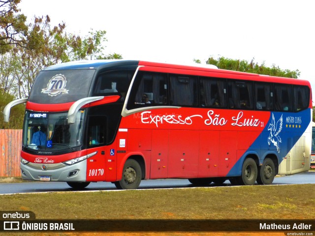 Expresso São Luiz 10170 na cidade de Brasília, Distrito Federal, Brasil, por Matheus Adler. Número da foto: #13246448.
