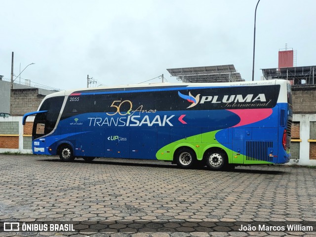 Trans Isaak Turismo 2055 na cidade de Divinópolis, Minas Gerais, Brasil, por João Marcos William. Número da foto: #13244998.