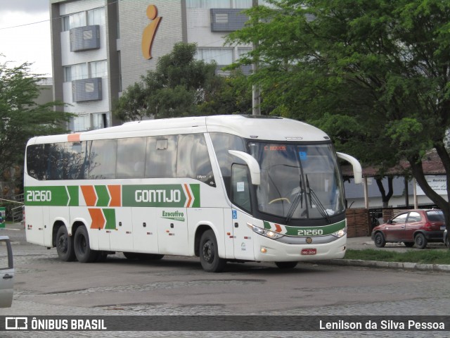 Empresa Gontijo de Transportes 21260 na cidade de Caruaru, Pernambuco, Brasil, por Lenilson da Silva Pessoa. Número da foto: #13244931.