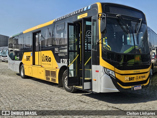 Mobi Rio E7005 na cidade de Rio de Janeiro, Rio de Janeiro, Brasil, por Cleiton Linhares. Número da foto: #13245179.