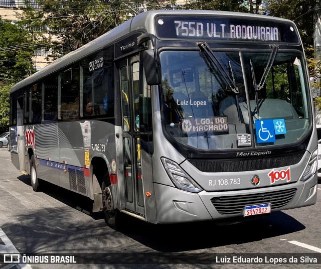Auto Viação 1001 RJ 108.783 na cidade de Niterói, Rio de Janeiro, Brasil, por Luiz Eduardo Lopes da Silva. Número da foto: #13244115.