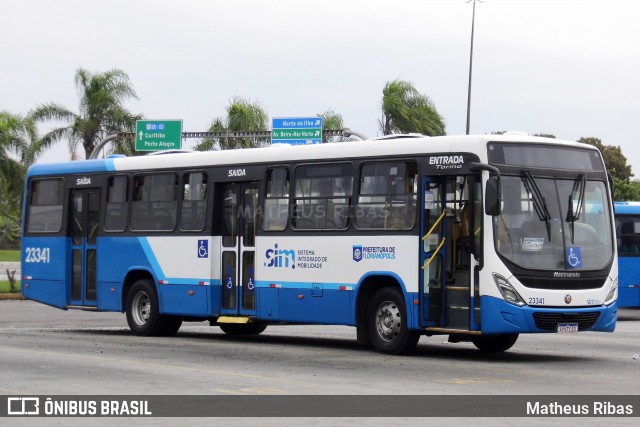 Emflotur - Empresa Florianópolis de Transportes Coletivos 23341 na cidade de Florianópolis, Santa Catarina, Brasil, por Matheus Ribas. Número da foto: #13246699.