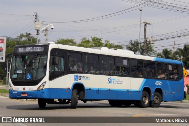 Insular Transportes Coletivos 45192 na cidade de Florianópolis, Santa Catarina, Brasil, por Matheus Ribas. Número da foto: #13246658.