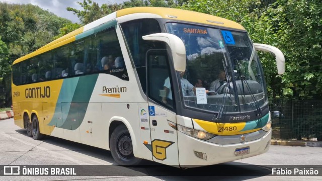 Empresa Gontijo de Transportes 21480 na cidade de São Paulo, São Paulo, Brasil, por Fábio Paixão. Número da foto: #13244440.