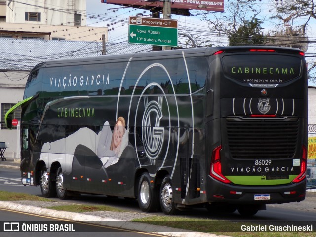 Viação Garcia 86029 na cidade de Ponta Grossa, Paraná, Brasil, por Gabriel Guachineski. Número da foto: #13249676.