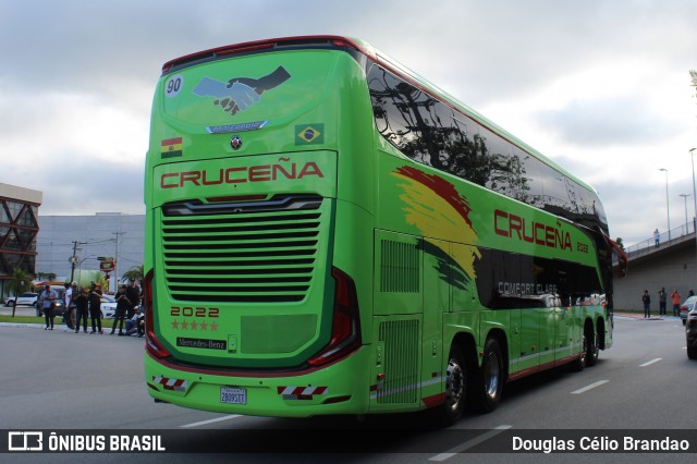 Autobuses Cruceña 2022 na cidade de Barueri, São Paulo, Brasil, por Douglas Célio Brandao. Número da foto: #13248097.