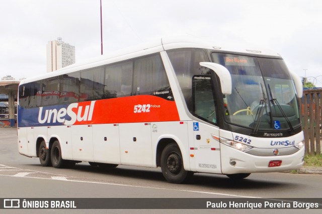 Unesul de Transportes 5242 na cidade de Porto Alegre, Rio Grande do Sul, Brasil, por Paulo Henrique Pereira Borges. Número da foto: #13248972.