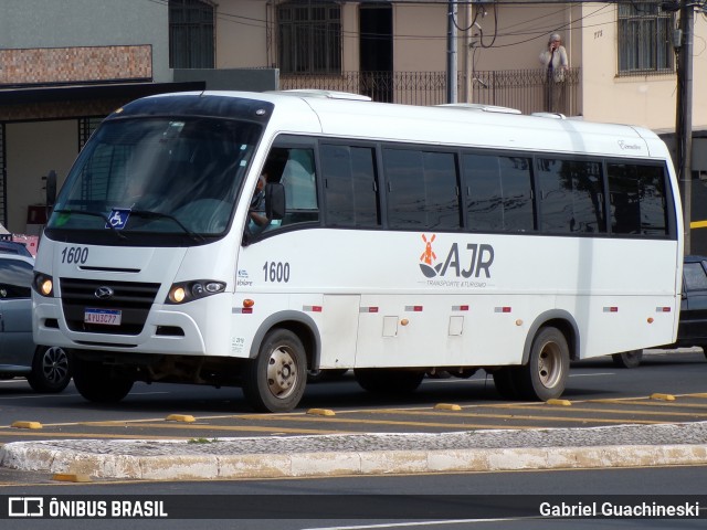 AJR Transporte e Turismo 1600 na cidade de Ponta Grossa, Paraná, Brasil, por Gabriel Guachineski. Número da foto: #13249589.
