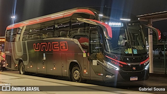 Transportes Única Petrópolis RJ 163.040 na cidade de Rio de Janeiro, Rio de Janeiro, Brasil, por Gabriel Sousa. Número da foto: #13248829.