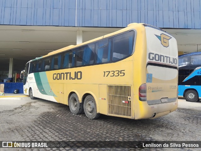Empresa Gontijo de Transportes 17335 na cidade de Caruaru, Pernambuco, Brasil, por Lenilson da Silva Pessoa. Número da foto: #13249525.