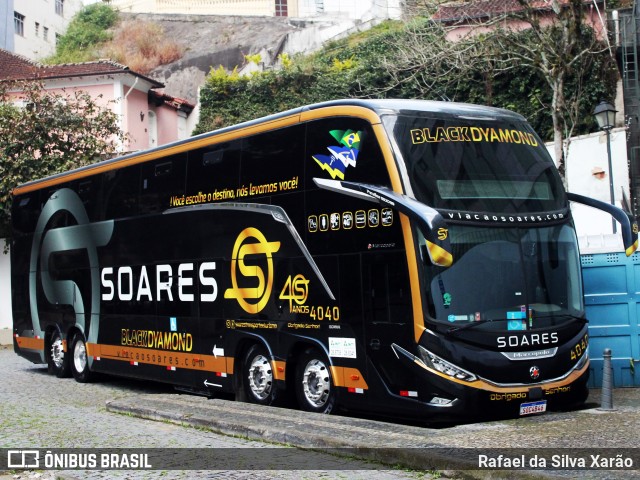 Soares Turismo e Fretamento 4040 na cidade de Petrópolis, Rio de Janeiro, Brasil, por Rafael da Silva Xarão. Número da foto: #13248401.
