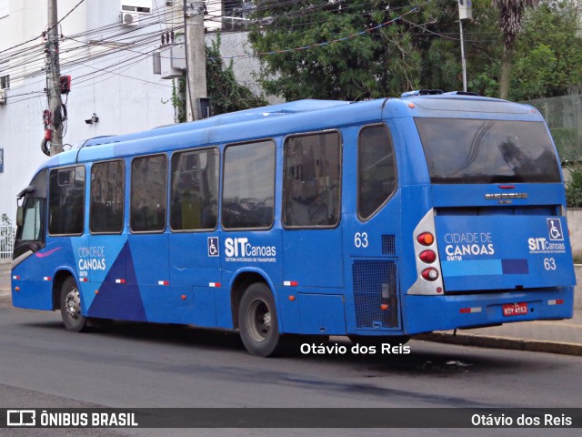 SOGAL - Sociedade de Ônibus Gaúcha Ltda. 63 na cidade de Canoas, Rio Grande do Sul, Brasil, por Otávio dos Reis . Número da foto: #13248691.