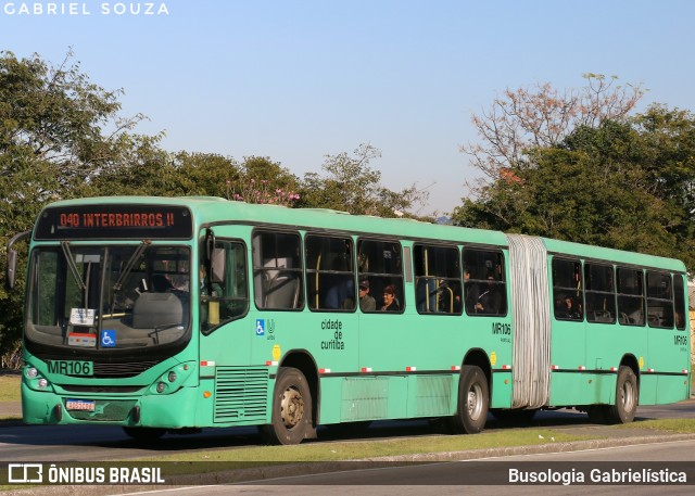 Auto Viação Mercês MR106 na cidade de Curitiba, Paraná, Brasil, por Busologia Gabrielística. Número da foto: #13249342.