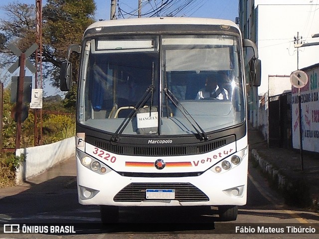 Venetur Turismo 3220 na cidade de Três Corações, Minas Gerais, Brasil, por Fábio Mateus Tibúrcio. Número da foto: #13248190.