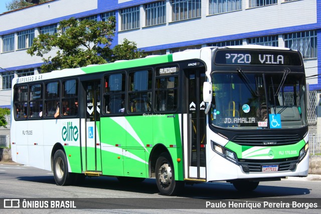 Viação Elite RJ 176.005 na cidade de Volta Redonda, Rio de Janeiro, Brasil, por Paulo Henrique Pereira Borges. Número da foto: #13249091.