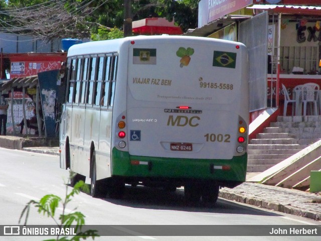MDC - Viação Campos 1002 na cidade de Natal, Rio Grande do Norte, Brasil, por John Herbert. Número da foto: #13247744.